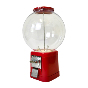 Máquina Expendedora de Bolas de Goma de Mascar Jumbo Roja de 19 Pulgadas Kwang Hsieh, Capacidad de 11 Libras, Funciona con Monedas, Parte Superior de PC, Uso Comercial, Manual, en Stock - Product Image 2