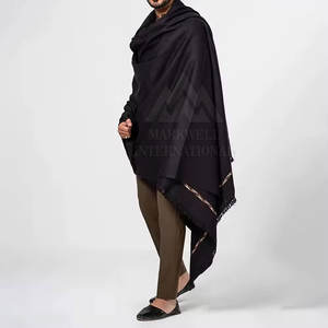 2026 New Fashion Winter Warm Lightweight Soft Wool Long <b>Shawl</b> Customized OEM High Quality Different Colors All Sizes For <b>Men</b> - Product Image 6