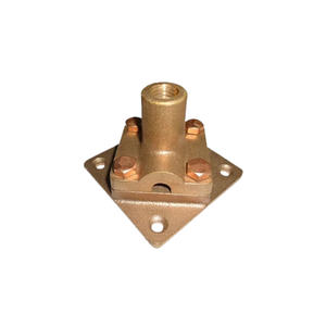 Un dispositif de fixation utilisé dans les systèmes de protection contre la foudre pour maintenir en toute sécurité une tige de base de borne d'air en laiton plaqué pour la protection contre la foudre. - Product Image 6