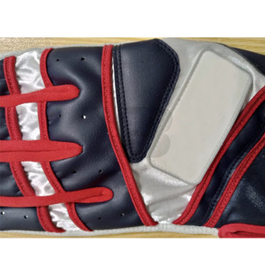 High Quality <b>Baseball</b> Batting Glove Professional Teams Wear Breathable Leather Knit Fabric Pull On Unisex Adult Training Glove - Product Image 5