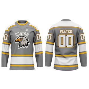 Maillots de hockey sur glace unisexes d'équipe à prix réduit personnalisés - Product Image 1