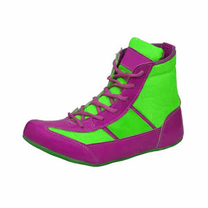 Chaussures de boxe personnalisées Marque privée 2026 Design élégant Ajustement confortable Chaussures de boxe Premium 2026 Design et couleur personnalisés Privé - Product Image 2