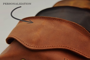 Étui à lunettes en cuir Top Grain Couverture de style classique fabriquée à la main avec LGC-0061C à fermoir magnétique - Product Image 6