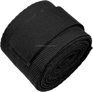 Gants de boxe en coton élastique à demi-doigts pour hommes et femmes pour le Muay Thai et enveloppement à la main. - Product Image 1