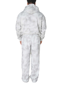 Survêtements pour hommes de haute qualité avec cordon de serrage, style streetwear d'automne, respirants, à séchage rapide, à capuche, légers, 100% coton - Product Image 2