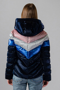 Chaqueta Premium Acolchada para Mujer, Ropa Casual Personalizada para Invierno, Abrigo Cortavientos con Cierre de Cremallera y Bolsillos Laterales - Product Image 2