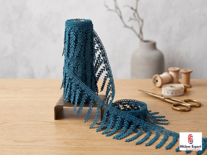 Fabricante de Telas de Encaje con Flecos para Pestañas al por Mayor, Proveedor de Material de Encaje Africano para Vestidos de Novia, Europa, Israel - Product Image 5
