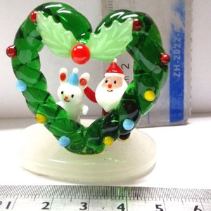 Figurine en verre d'animal de Murano personnalisée à succès - Art populaire multicolore Décoration de vacances 2cm 5g - Product Image 4