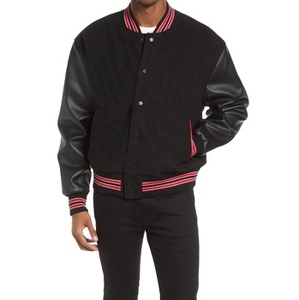 Veste de baseball en laine personnalisable pour hommes Broderie à la mode en chenille de haute qualité pour équipes scolaires hiver - Product Image 2