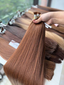 ผมต่อสีน้ำตาลเวียดนามแบบดิบสองชั้นผมสีน้ำตาล100% เวียดนามจัดส่งทั่วโลก - Product Image 2