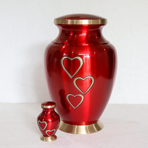 Green Brass Adult cremation Urn with <b>Gold</b> Tree Design Engraved Round Shape Home Decoration Metal Craft for Human Ashes - Product Image 6