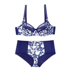 Conjunto de Ropa Interior Deportiva de Dos Piezas con Estampado de Piel de Leopardo para Mujer, Sujetador Deportivo y Braguitas de Algodón 100% - Product Image 3