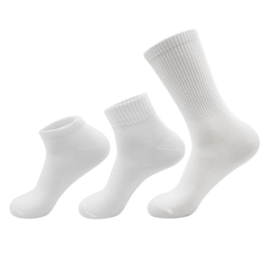 Chaussettes courtes en coton de couleur unie, respirantes, tricotées fines, pour adultes, vêtements décontractés d'été, blanc, gris, noir - Product Image 4