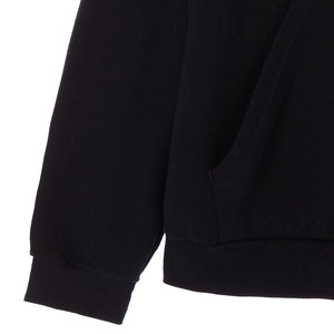 Sudadera con Capucha Negra para Hombre, con Estampado, Bolsillo Delantero, Corte Regular Informal, Tejida, para Otoño, Sudaderas con Capucha para Hombre - Product Image 4