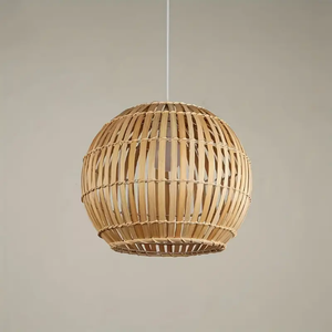 Handwoven Bamboo Pendant Light for Home <b>Decoration</b> Hotels Cafes and Hospitality Interior <b>Lighting</b> - Product Image 1