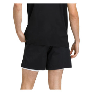 Pantalones Cortos Deportivos 2 en 1 para Hombre, de Algodón/Poliéster, Secado Rápido, Transpirables, Ecológicos, Antiarrugas, para Gimnasio, Entrenamiento Atlético - Product Image 1