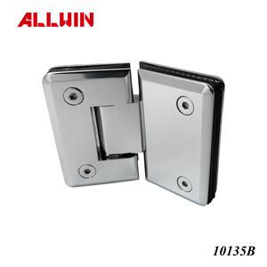 บานพับประตูห้องอาบน้ำกระจก135สีดำด้านทำจากทองเหลือง - Product Image 2