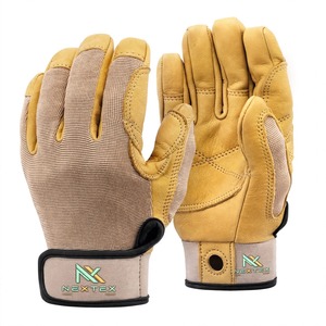 Gants de travail en cuir véritable pour hommes, résistants à l'abrasion, pour vêtements de travail - Product Image 5