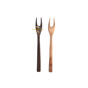 Sustainable Wooden Carving <b>Fork</b> Eco Friendly Utensil for BBQ and Kitchen Use - Product Image 6