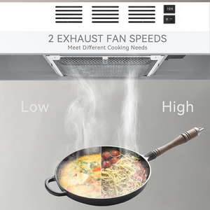 243036 Hotte de cuisine encastrée sous armoire en acier inoxydable 280 CFM avec ventilateur et LED - Product Image 3