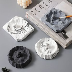Cartoon <b>Astronaut</b> <b>Light</b> Gray Smokeless Aluminum Ashtray Novelty Decorative Tabletop Creative Design Durable Heat Resistant - Product Image 1