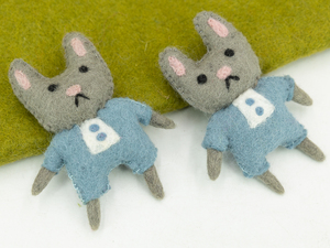 Bulk Handmade Felt <b>Easter</b> Bunny <b>Ornament</b> for Garland, <b>Easter</b> Decor and Craft Supply - Product Image 5