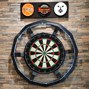 Système d'éclairage LED mural alimenté par USB pour jeu de fléchettes en plastique avec effet de lueur douce - Product Image 2