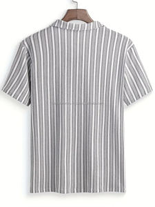 Venta al por mayor de fábrica, logotipo de verano, precio al por mayor, camiseta de manga corta para hombre, polos 2025, polos para hombre - Product Image 5