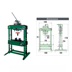 Atelier automobile de haute qualité 35 tonnes presse hydraulique manuelle professionnelle - Product Image 1