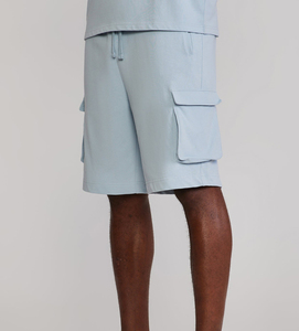 Shorts de sport pour hommes, design OEM, nouvelle mode, vente en gros, imprimés, en coton molletonné, pour la vente. - Product Image 3