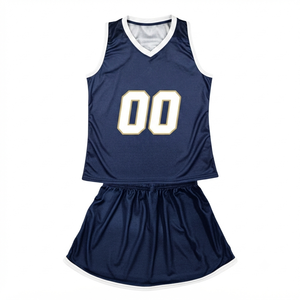 Custom <b>Men</b> Women Youth Lacrosse Uniform Sleeveless Jersey and <b>Skirt</b> Set Personalized Team Sports Apparel <b>for</b> Training Practice - Product Image 1