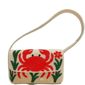 Nouveau Sac à bandoulière brodé à la main avec perles, idéal pour les soirées et événements festifs, sac de soirée élégant - Product Image 6