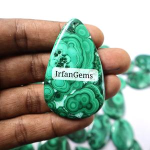 Crisocola Malaquita 100% Natural, Cabujón, Precio al por Mayor, Lote de Piedras Preciosas Sueltas de Crisocola Malaquita Natural para Hacer Joyería - Product Image 3