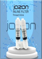 Cartouche filtrante en ligne JOZON 5 microns PP Spun + charbon actif 800 IV, compatible avec purificateur RO 2200 gallons, pièce de rechange