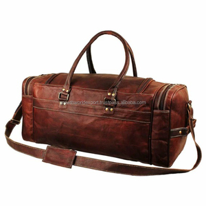 Luxury Choco Brown Leather <b>Handbags</b> <b>for</b> <b>Men</b> Stylish Mini Travel Bags Pure Leather Luggage Bags with Two Handles 2024 New Design - Product Image 6