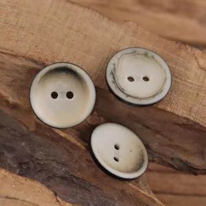 Eco-Friendly Rustic Handmade Polished Bone Buttons for Craft & Gift Decoration Vintage Style DIY Craft Supplies - Product Image 3