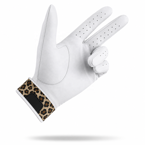 Service OEM, impression par sublimation, double extensibilité, respirant, logo personnalisé, gant de golf en cuir Cabretta, gant en cuir d'agneau souple - Product Image 2