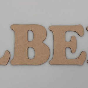 Decorative Eco-Friendly MDF Craft Letters Customized Polished Handmade Personalized Letters Set for DIY Home Decor Gifts - Product Image 2