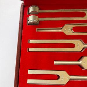 Juego de 5 Diapasones Manuales de Acero Inoxidable de Alta Calidad (C128 C256 C512 C1024 C2048) Diapasones Médicos para Chakras de Dentavex - Product Image 5