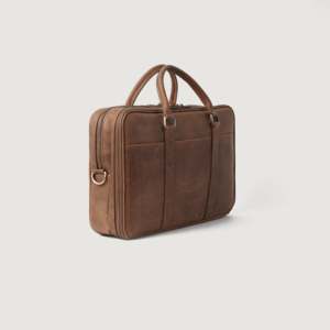 Mochila de Cuero Genuino Premium para Viajes, Negocios, Oficina y Uso Diario, Elegante Bolso Mensajero de Cuero Vintage para Hombre - Product Image 3