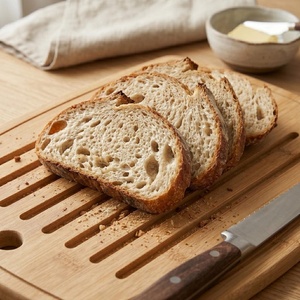 Planche à découper en bois d'acacia de qualité supérieure pour la cuisine, la découpe et le service - Product Image 1