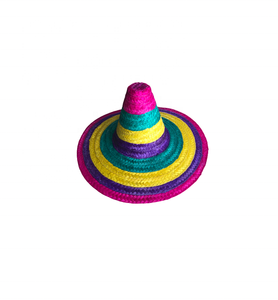 Sombrero de paja mexicano multicolor de fábrica, vaquero de fiesta, muchos tamaños, protección solar informal, disfraz de esquí, accesorio de ropa - Product Image 3