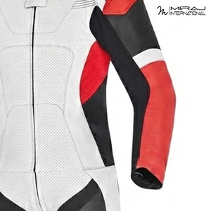 Combinaisons de moto en cuir véritable entièrement personnalisables pour la course, avec prix de gros, OEM ODM, nouvelle combinaison de moto noire - Product Image 6