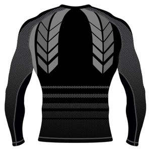 Camiseta de Manga Larga para Hombre, Corte Ajustado, Algodón, Estilo Raglán, Lisa, para Gimnasio - Product Image 4