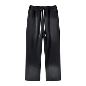 Pantalon de jogging OEM en mélange de coton et polyester, tricoté, avec cordon de serrage, pour entraînement et fitness, approvisionnement en gros - Product Image 3