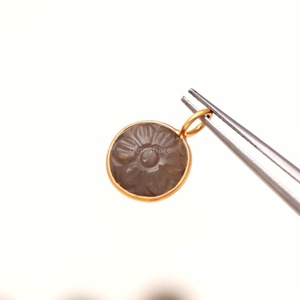 Natural Grey Moonstone Flower Pendant 925 Sterling <b>Silver</b> Jewelry Hand Carved Gemstone Charm Moonstone Stone Pendant For Jewelry - Product Image 1