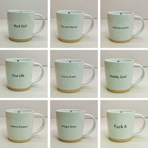 Tasses en porcelaine modernes prêtes à être expédiées, motif à pois, 11 oz, logo personnalisé en soie, design moucheté, compatibles micro-ondes et lave-vaisselle, pour un cadeau de fête des mères - Product Image 6