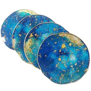 Royal Style แผ่นรองแก้วเรซินรอบแบบกลม,ที่รองแก้ว/จานชาในราคาขายส่งสำหรับใช้ในบ้านโรงแรมแผ่นรองแก้วร้านอาหาร - Product Image 1