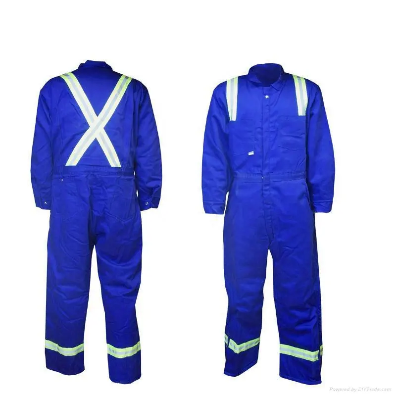 Macacão de trabalho Hivis Uniforme de trabalho para homens Roupas reflexivas para trabalho esfrega uniformes terno industrial geral