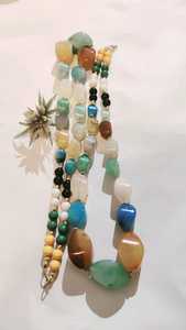 Rose Gold Resin Necklace From India Rhodium Plated with Screw Lock Customizable for Weddings Parties Engagements - Product Image 4